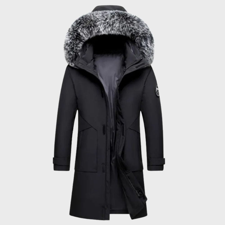 Damen Langer Kapuze Winter Parka Jacke | Wasserdicht
