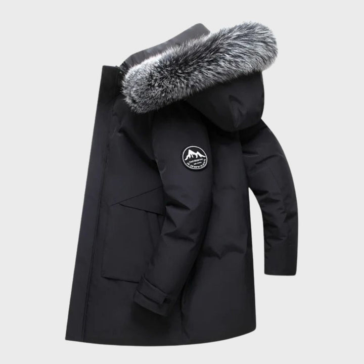 Damen Langer Kapuze Winter Parka Jacke | Wasserdicht