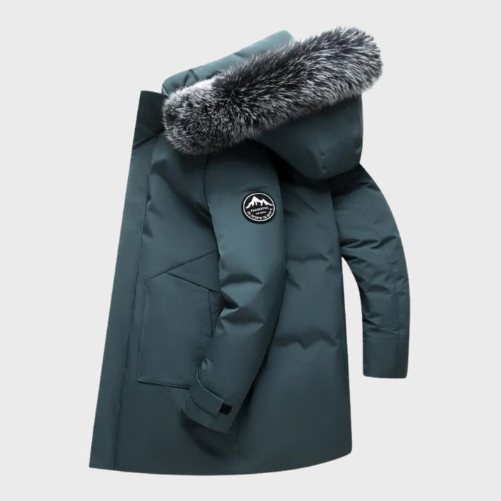Damen Langer Kapuze Winter Parka Jacke | Wasserdicht