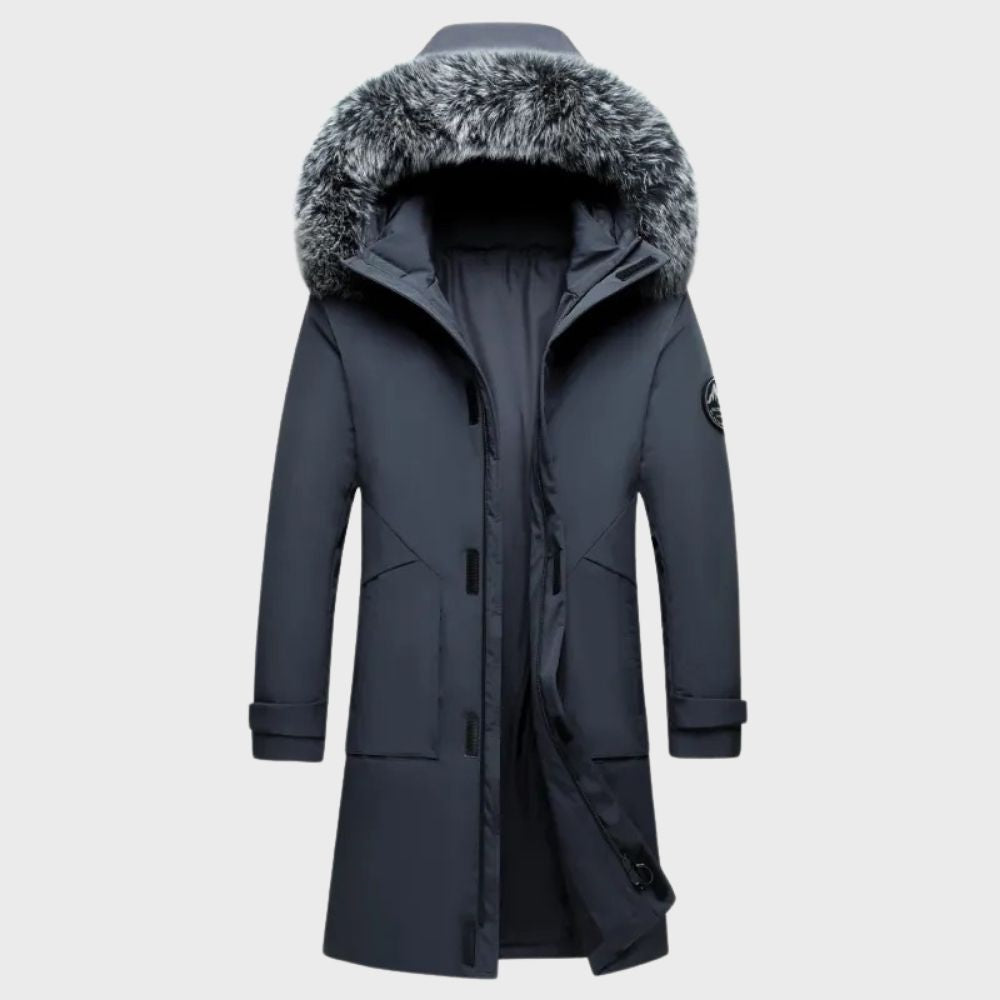 Damen Langer Kapuze Winter Parka Jacke | Wasserdicht