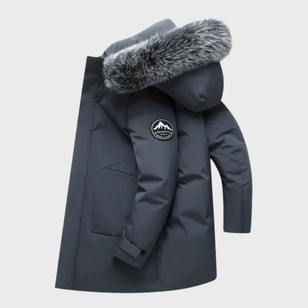 Damen Langer Kapuze Winter Parka Jacke | Wasserdicht