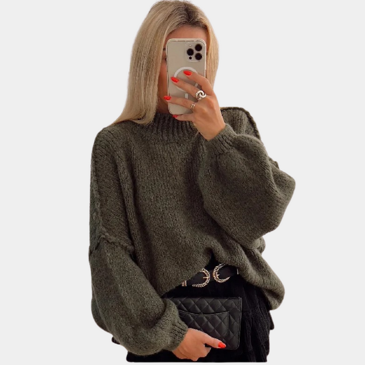 Stylischer pullover in übergröße für frauen