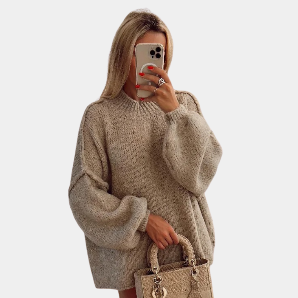 Stylischer pullover in übergröße für frauen