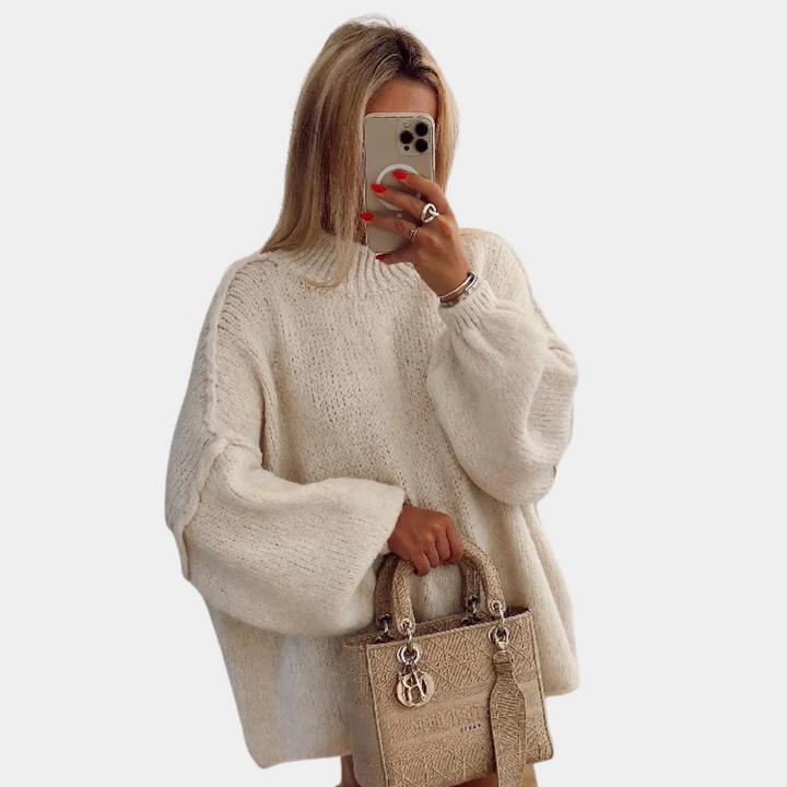 Stylischer pullover in übergröße für frauen