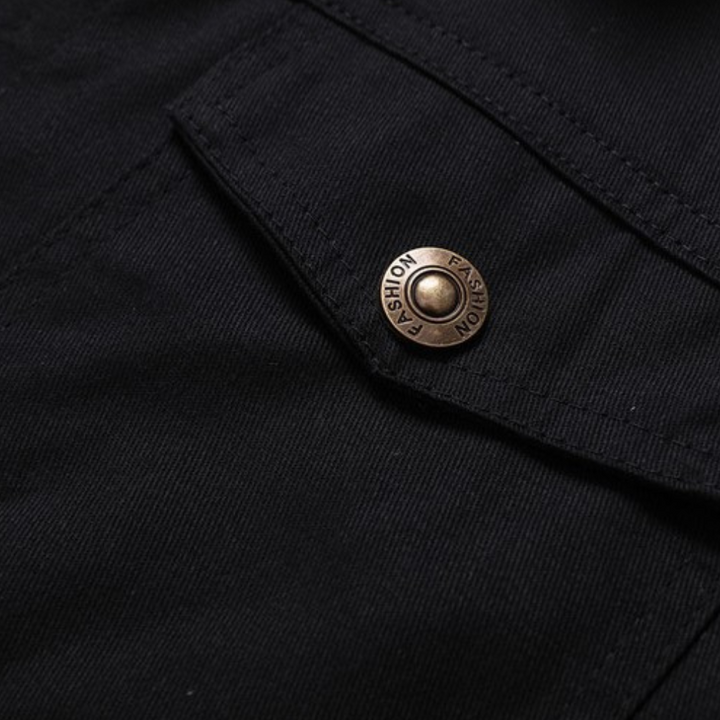 Herren Warme Jacke mit Knopfleiste | Langen Ärmeln