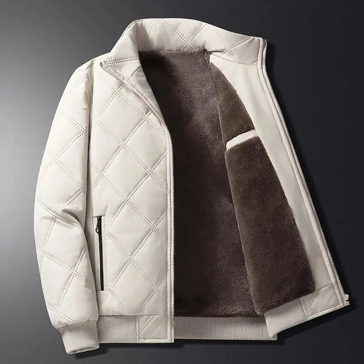 Herren Steppwinter Jacke | Reißverschluss
