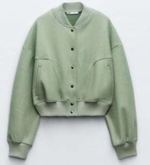 Gepolsterte Bomberjacke für Damen | Kurz