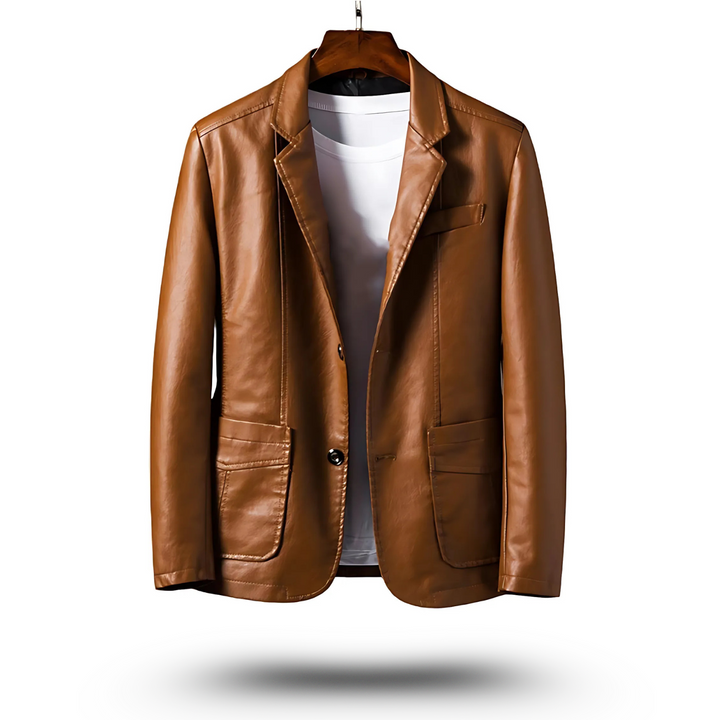 Herren Moderner Schmal Geschnittener Blazer | Lange Ärmel