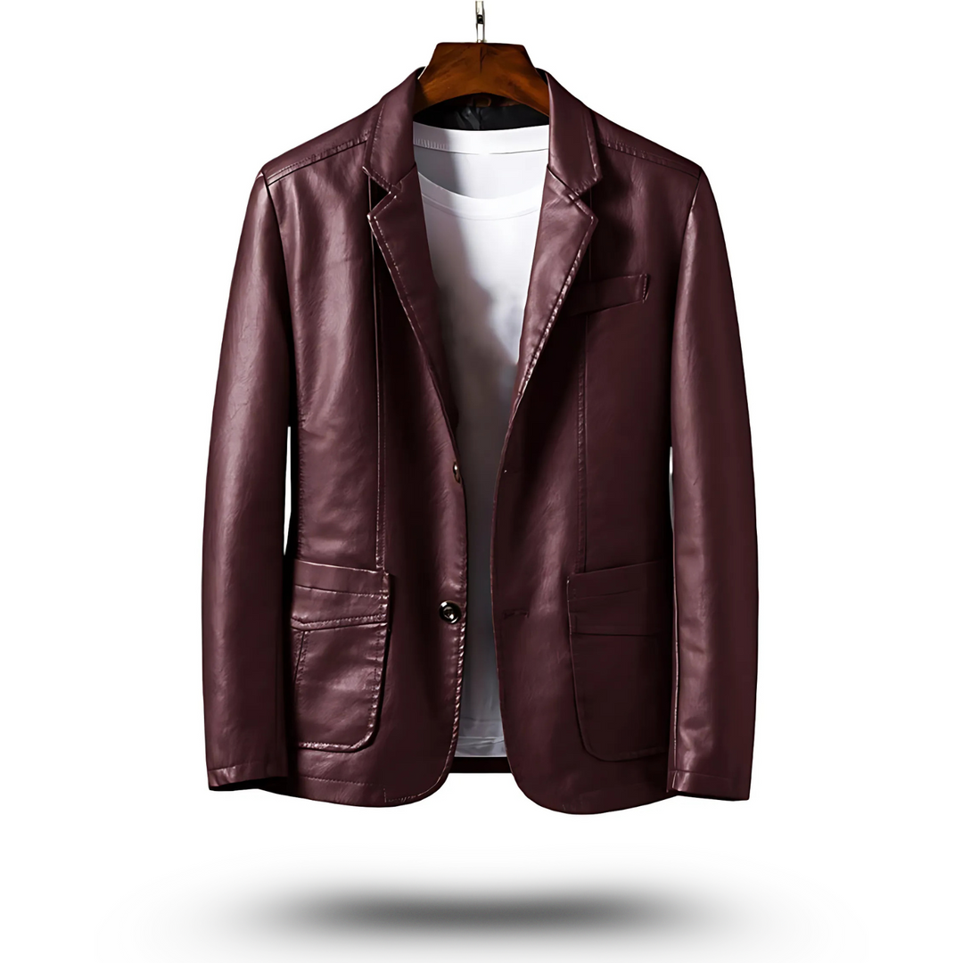 Herren Moderner Schmal Geschnittener Blazer | Lange Ärmel