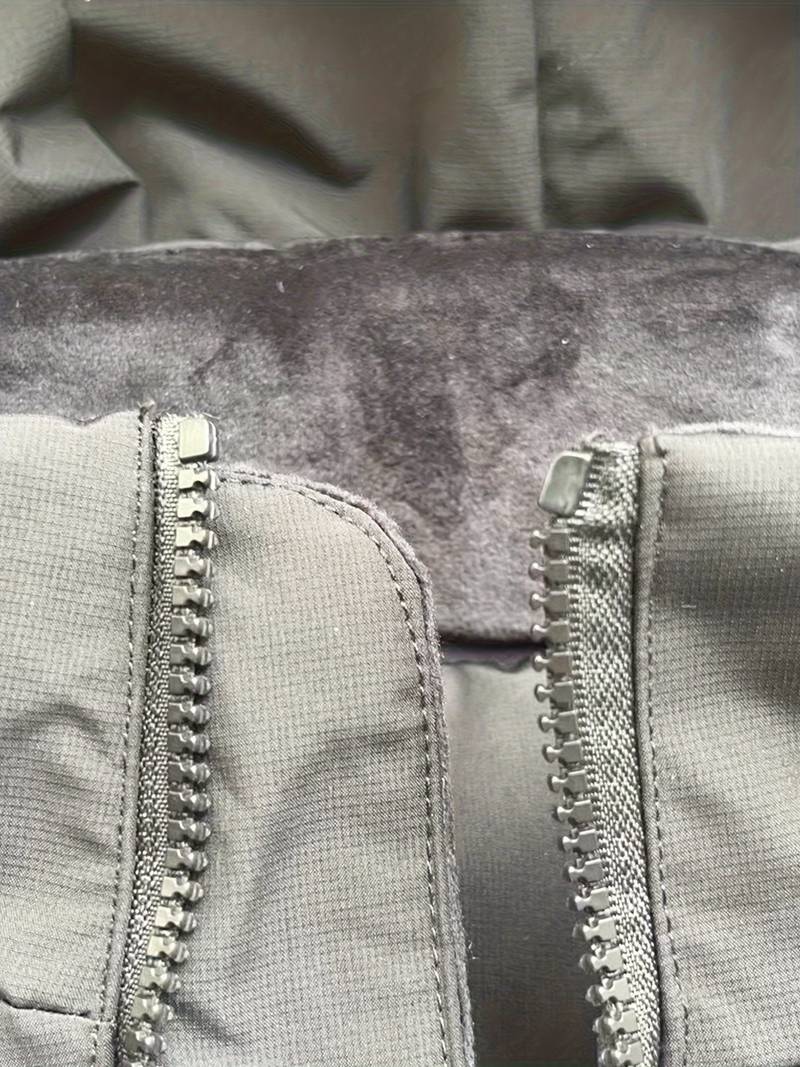 Gefütterte Herren-Winterjacke | Schwarz