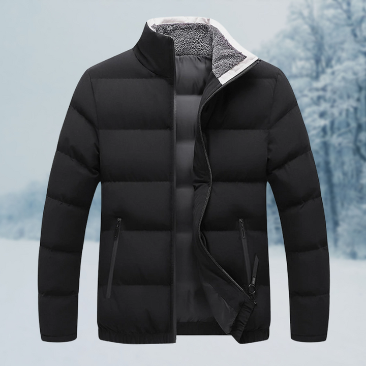 Herren Klassische Leichte Pufferjacke | Reißverschluss