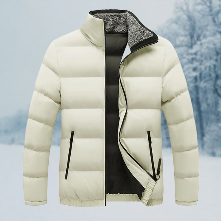 Herren Klassische Leichte Pufferjacke | Reißverschluss