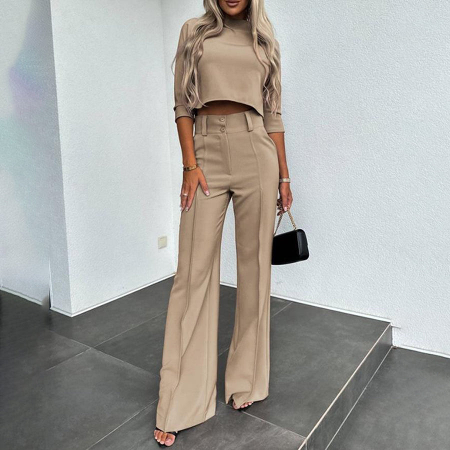 Business-stil zweiteiliges set für frauen