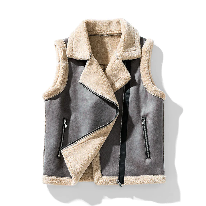 Damen Stylische Reißverschlussweste | Warme