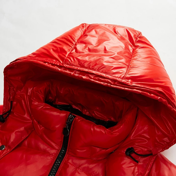Herren Pufferjacke mit Kapuze | Winter
