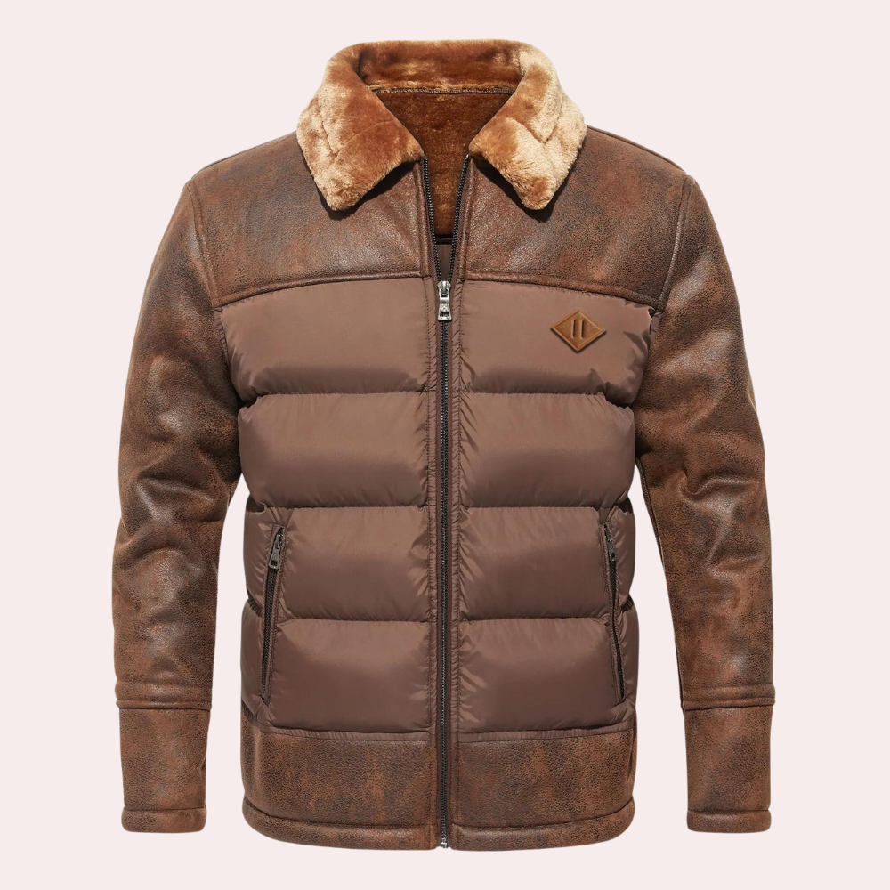 Herren Winter Steppjacke | SoftShell