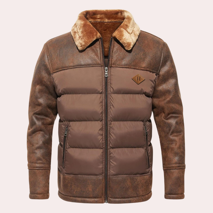 Herren Winter Steppjacke | SoftShell