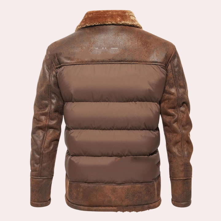 Herren Winter Steppjacke | SoftShell