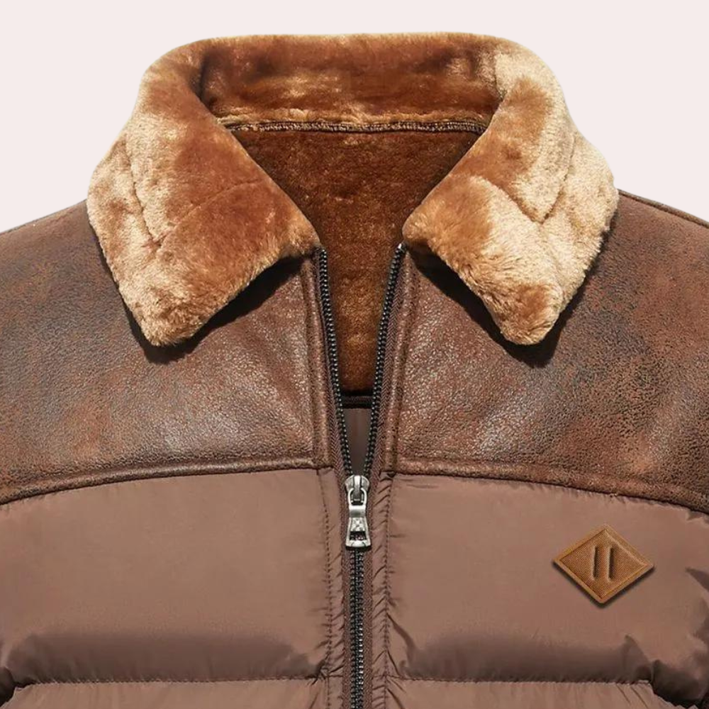 Herren Winter Steppjacke | SoftShell