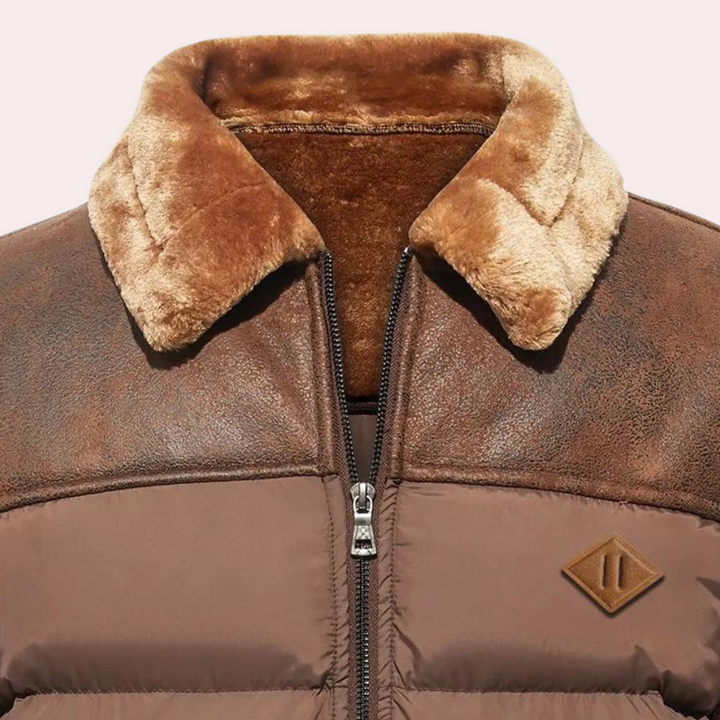 Herren Winter Steppjacke | SoftShell