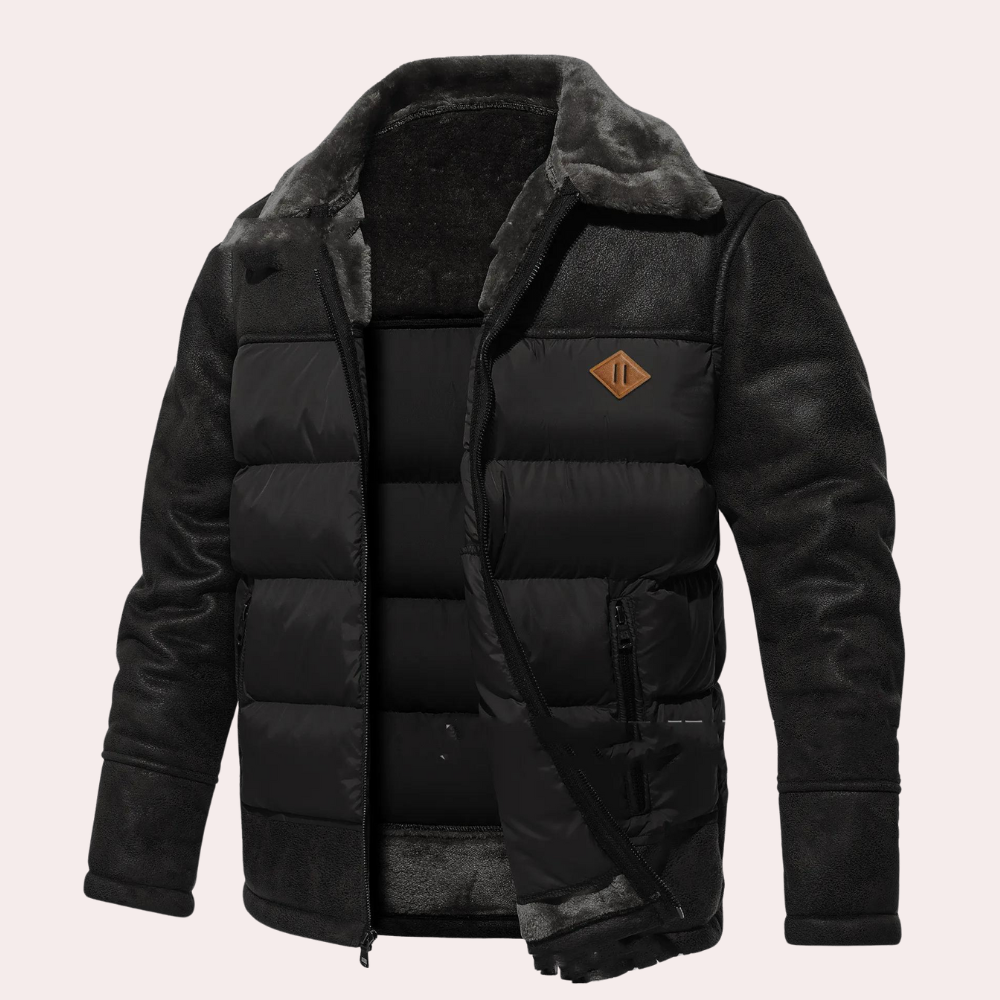 Herren Winter Steppjacke | SoftShell