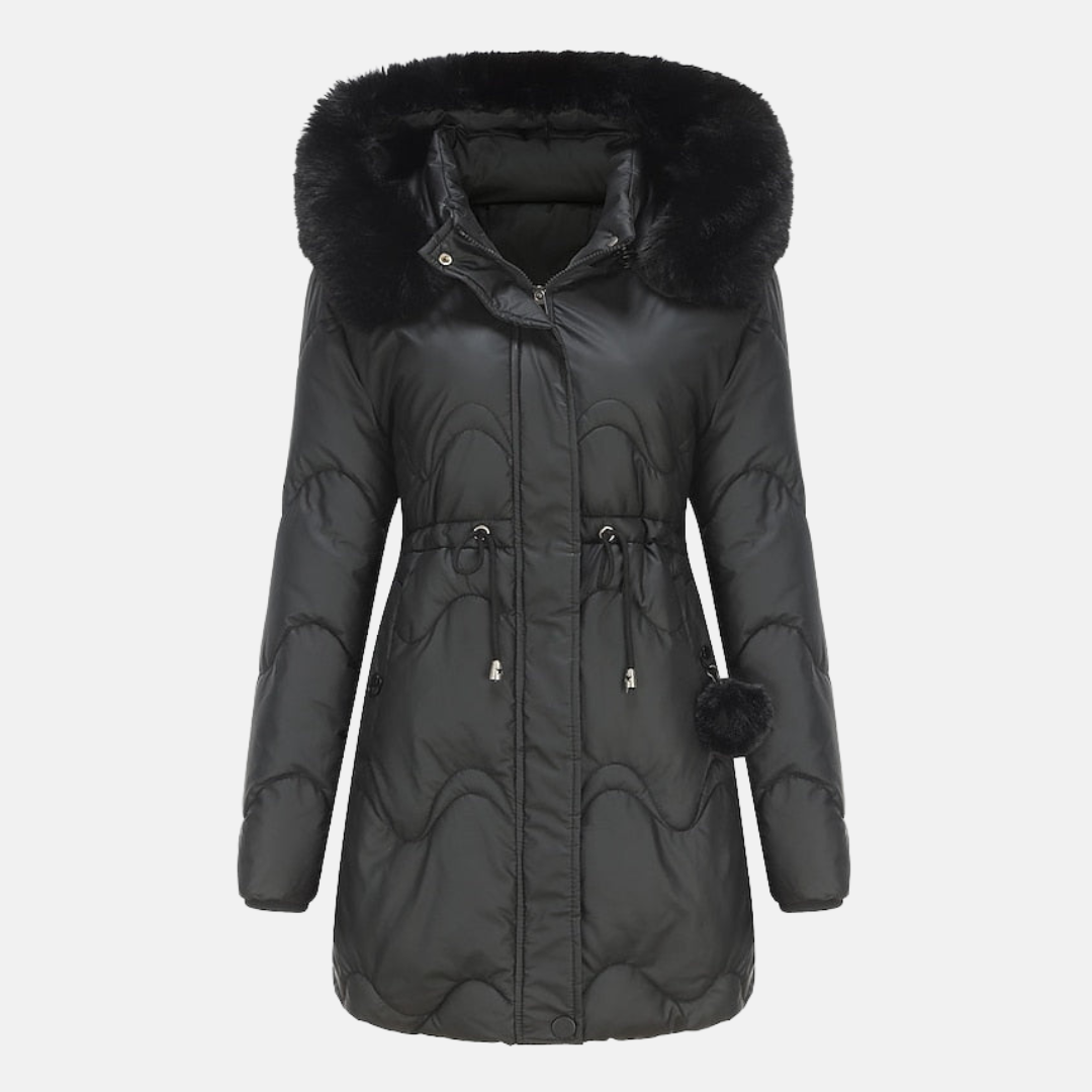 Damen Warme Winter Parka Jacke | Kapuze