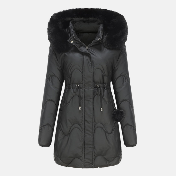 Damen Warme Winter Parka Jacke | Kapuze