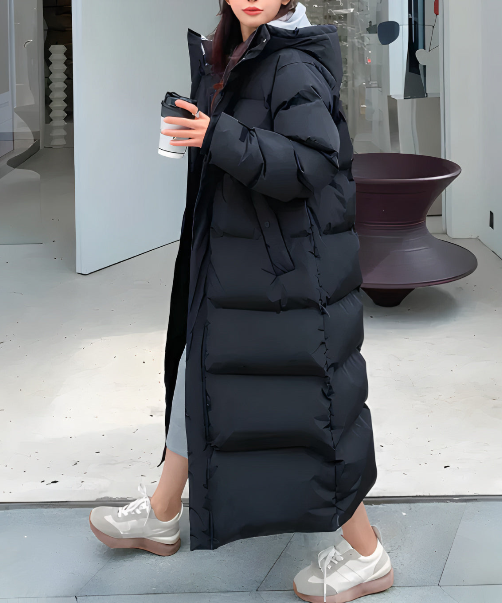 Damen Übergrößen Puffer Jacke | Lange