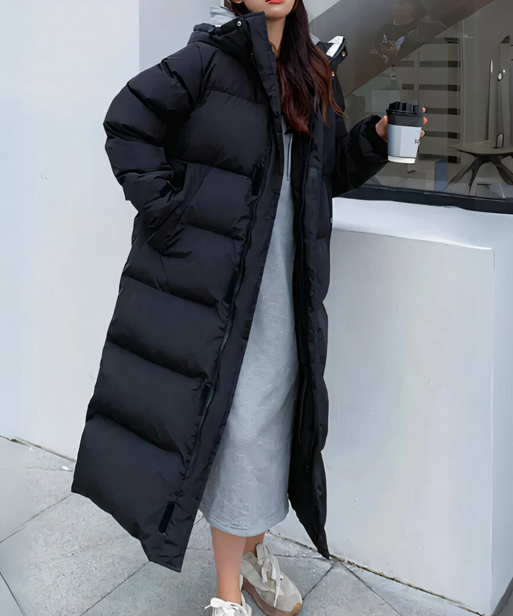 Damen Übergrößen Puffer Jacke | Lange