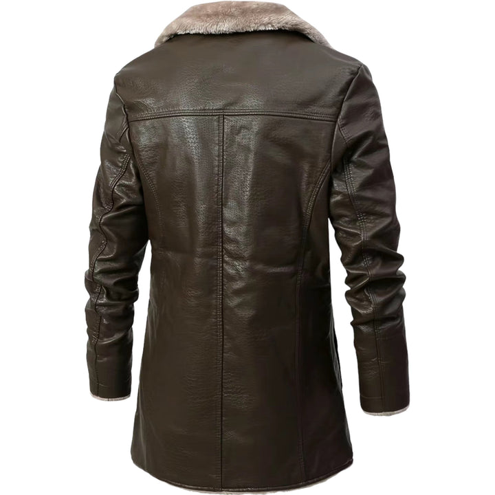 Herren Klassischer Warmer Langer Mantel | Lange Ärmel