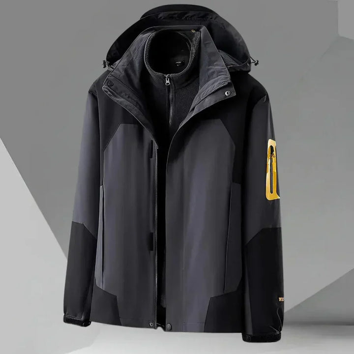 Herren Wasserdichte Jacke mit Kapuze | Mehrfachtaschen