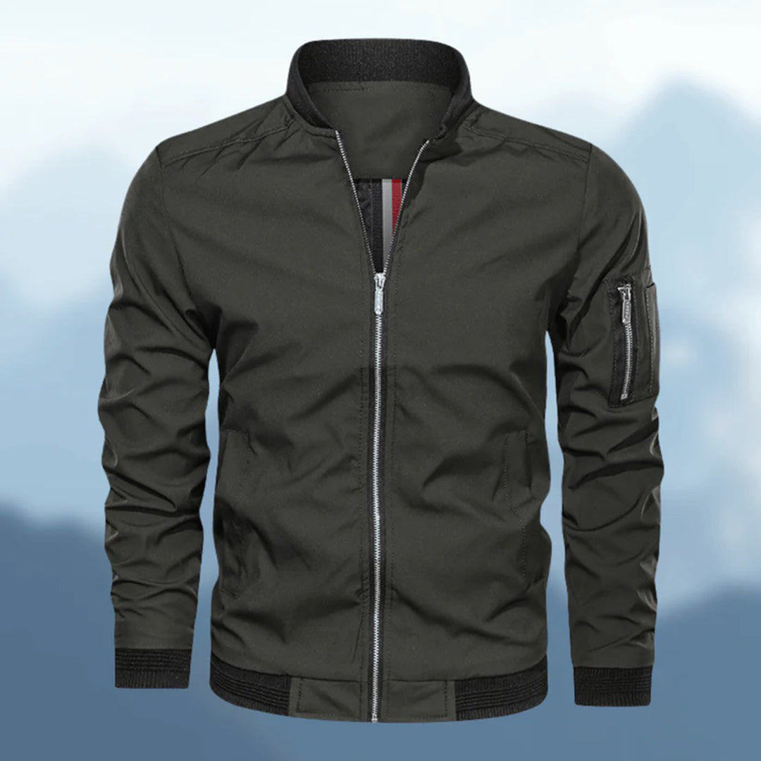 Herren Stylische Draußen-Jacke | Lange Ärmel