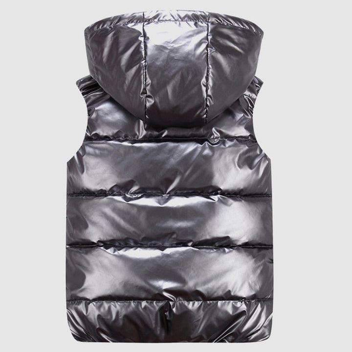 Herren Puffer Ärmellos Weste | Glänzend