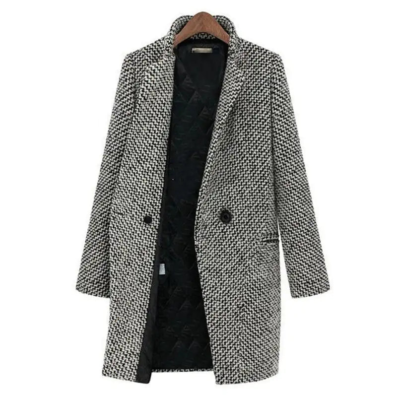 Damen Eleganter Wintermantel | Lang