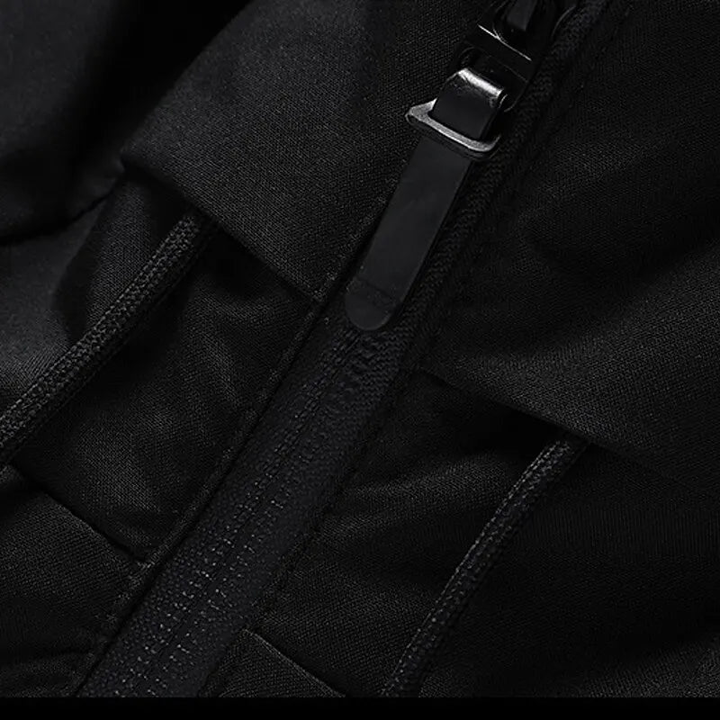 Herren Pufferjacke mit Reißverschluss | Moderne
