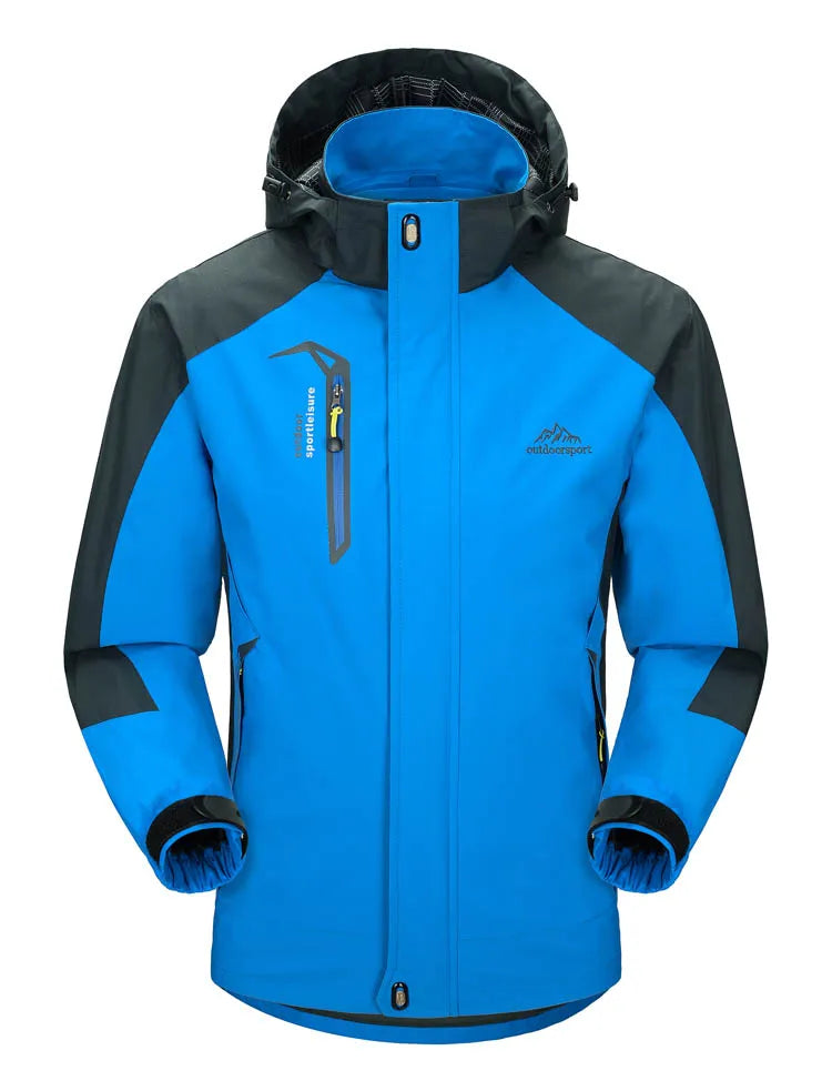 Softshell Jacke für Herren zum Trekking | Mit kapuze