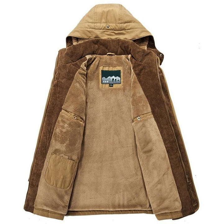 Herren Kapuze Winter Warme Jacke | Lange Ärmel