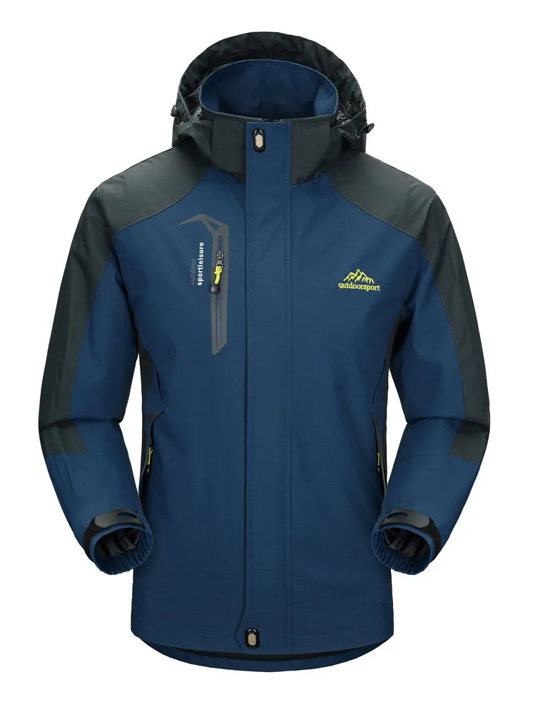 Softshell Jacke für Herren zum Trekking | Mit kapuze
