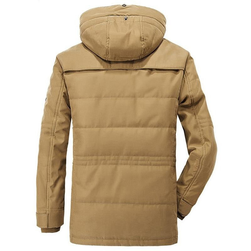 Herren Kapuze Winter Warme Jacke | Lange Ärmel