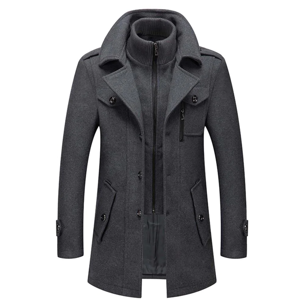 Herren Zweiteiliger Trenchcoat | Lange Ärmel