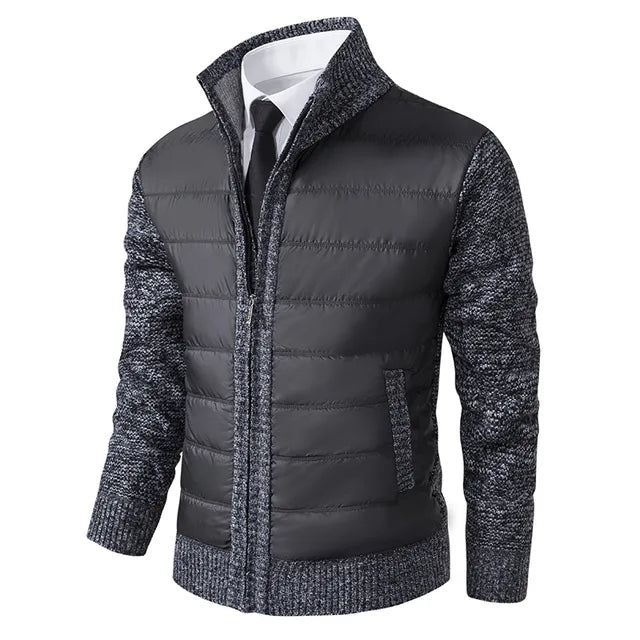 Herren Warme stilvolle Winterjacke | Stehkragen