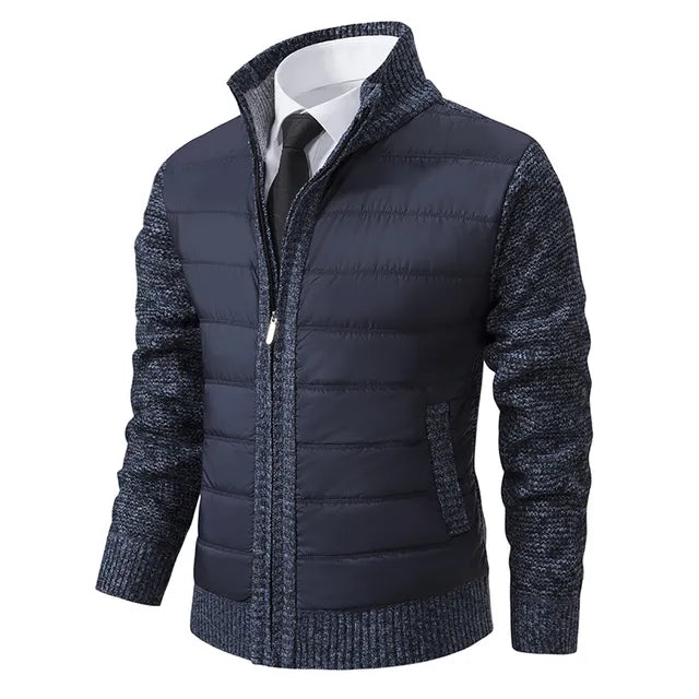 Herren Warme stilvolle Winterjacke | Stehkragen