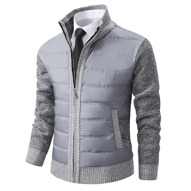 Herren Warme stilvolle Winterjacke | Stehkragen