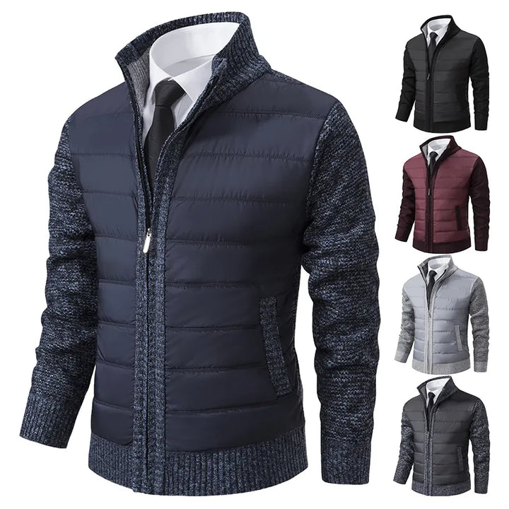 Herren Warme stilvolle Winterjacke | Stehkragen