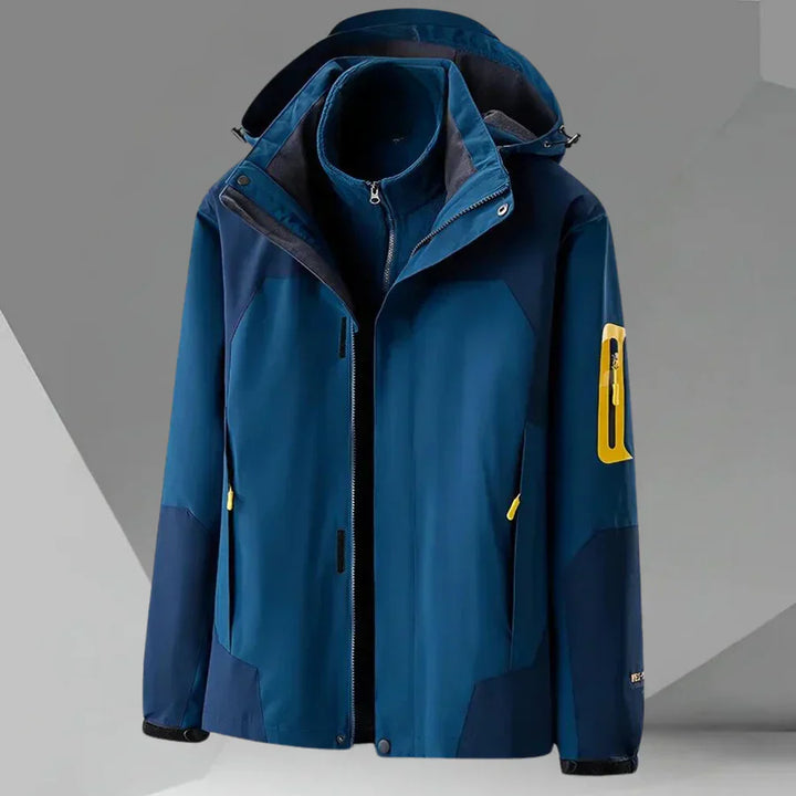 Herren Wasserdichte Jacke mit Kapuze | Mehrfachtaschen