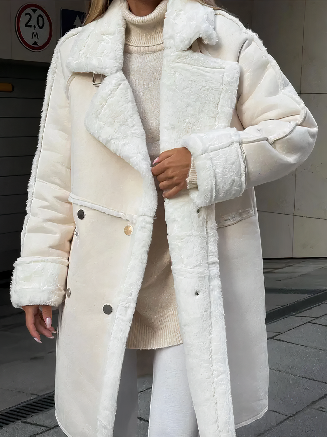Damen Winddichter Teddy Jacke | Warme