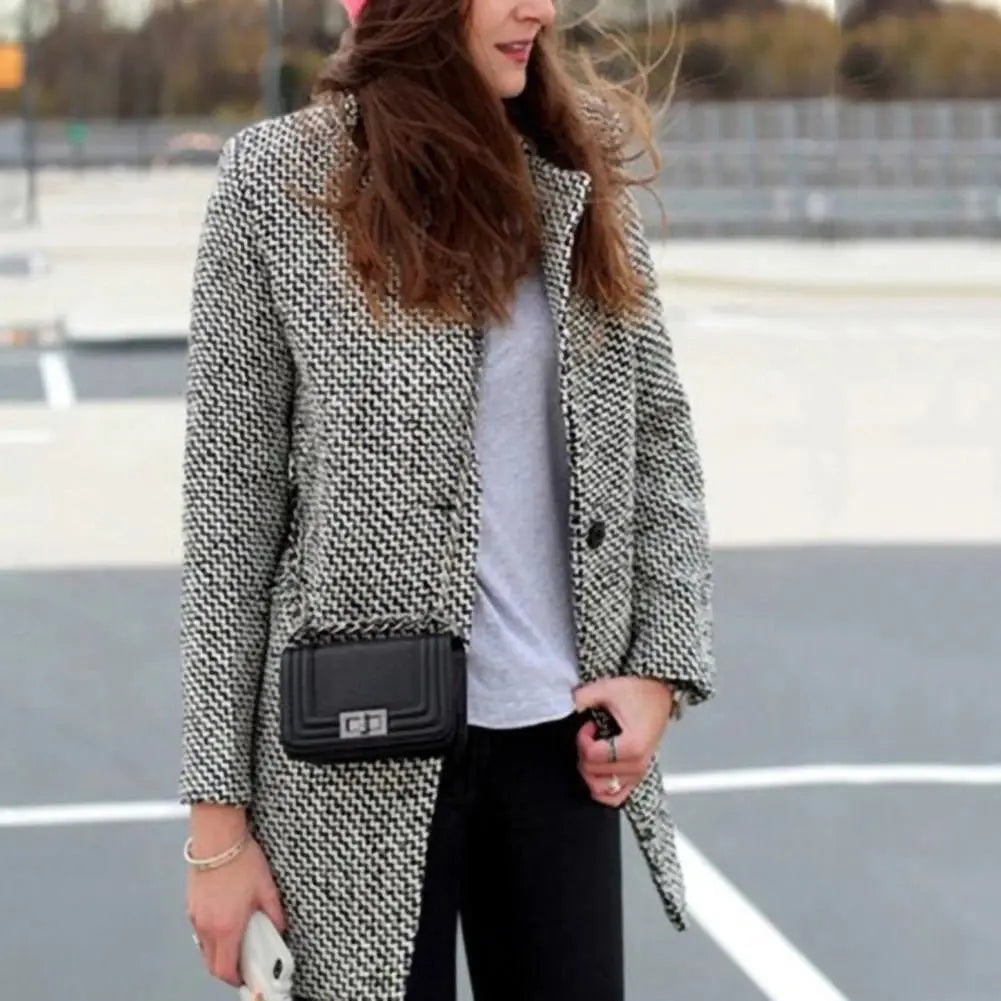 Damen Eleganter Wintermantel | Lang