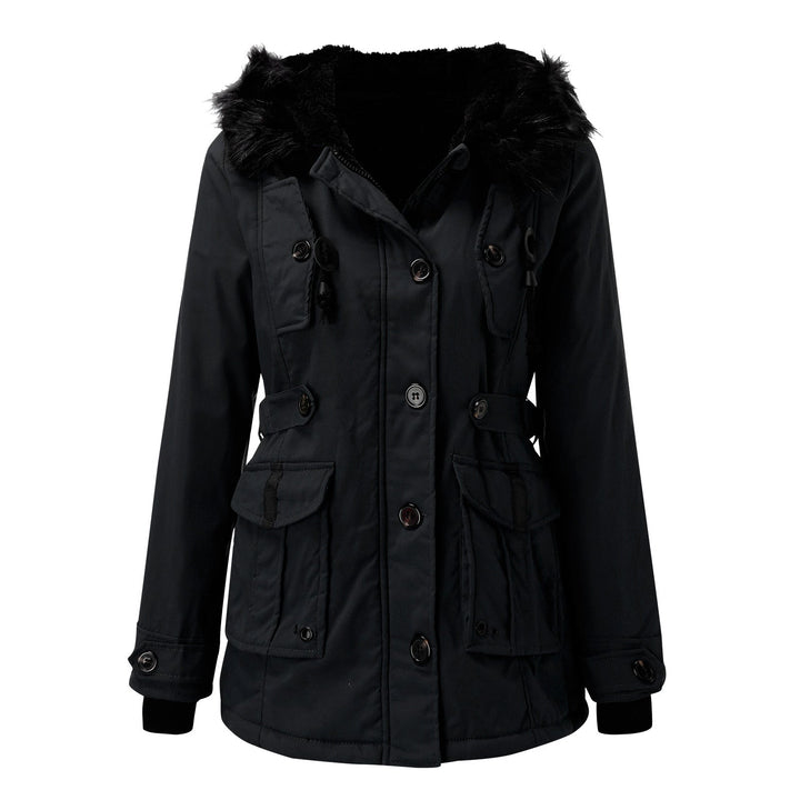Damen Stylische Winter Parka Mantel | Kapuze
