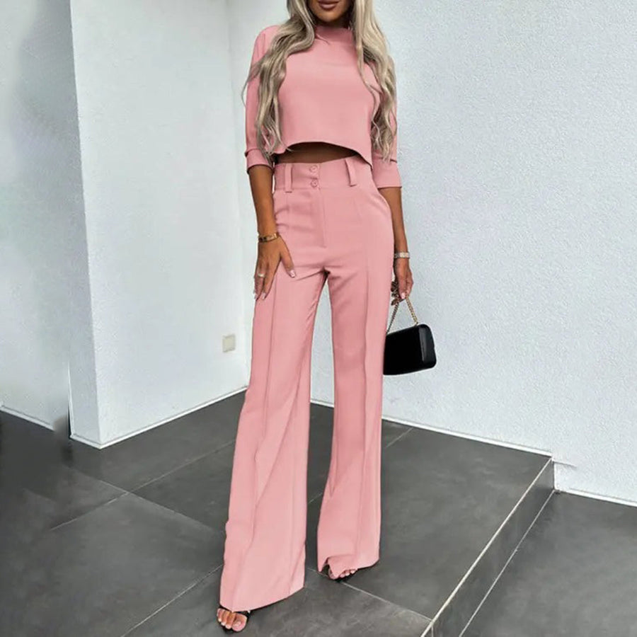 Business-stil zweiteiliges set für frauen