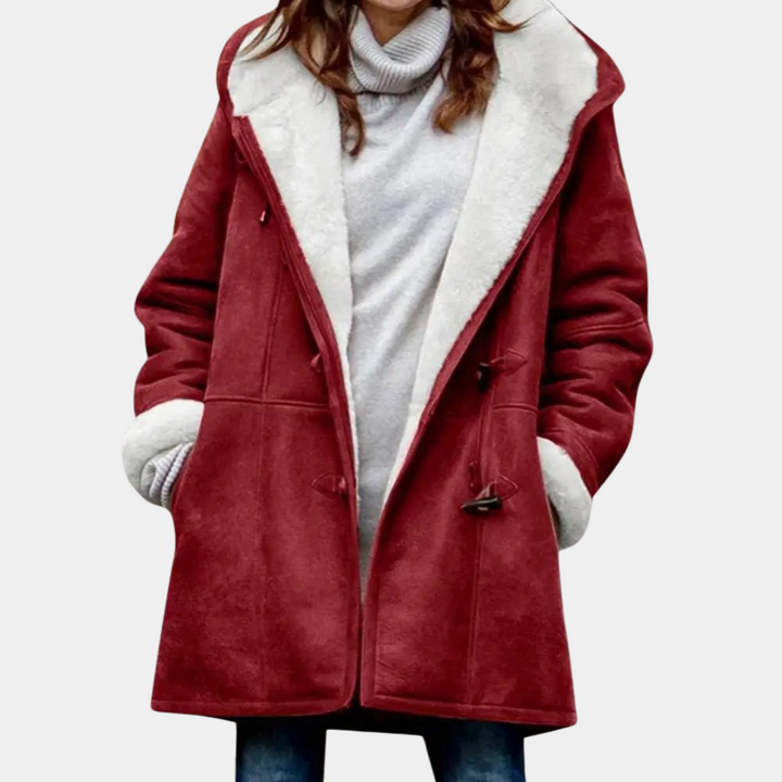 Damen Warmer Mantel Mit Kapuze | Winter
